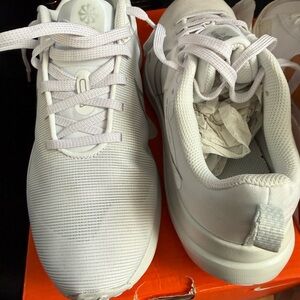 Nike White/Metallic Silver Downshifter 12